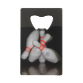 Bowling Bottle Opener Geldkarten Flaschenöffner (Rückseite)
