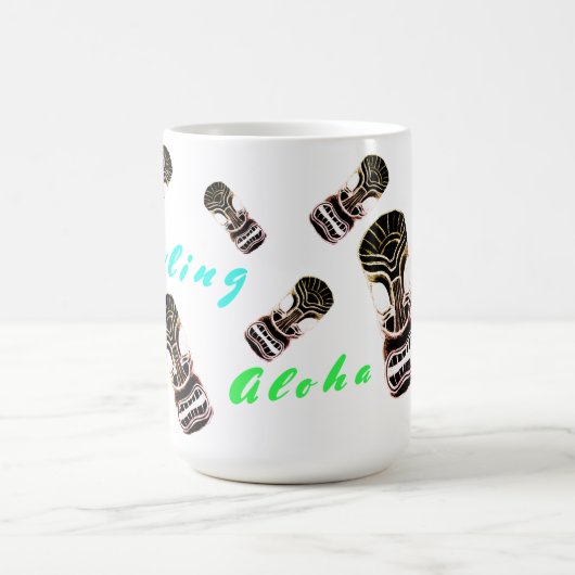 Bowling Bouncing Tiki Mask Kaffeetasse (Mittel)