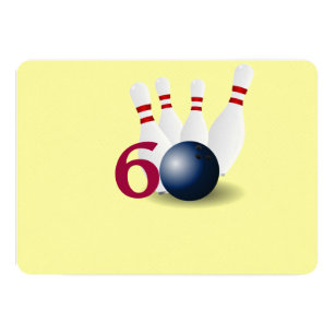 Bowling Einladungen Zazzle De