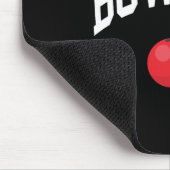 Bowling Bowler Grafik  Mousepad (Ecke)