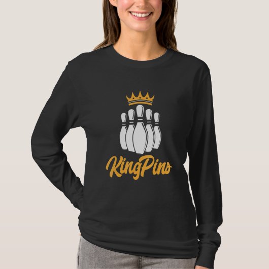 Bowling Bowler KingPins 1 T-Shirt (Vorderseite)