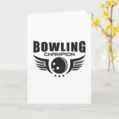 Bowling Bowler Sport Strike Bowl Funny Geschenk Id Karte (Gelbe Blume)