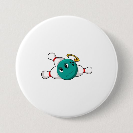 Bowling Bowling ball Bowling Button (Vorderseite)