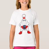 Bowling Bowling Button Bowling T-Shirt (Vorderseite)
