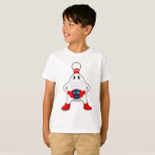 Bowling Bowling Button Bowling T-Shirt (Vorne ganz)