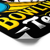 Bowling Bowling Stones Funny Bowlers Bowling L Poster (Ecke)