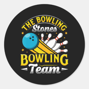 Bowling Bowling Stones Funny Bowlers Bowling L Runder Aufkleber