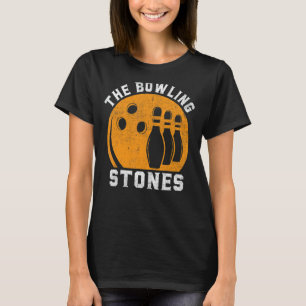 Bowling Bowling Stones Retro Vintag Bowler T-Shirt