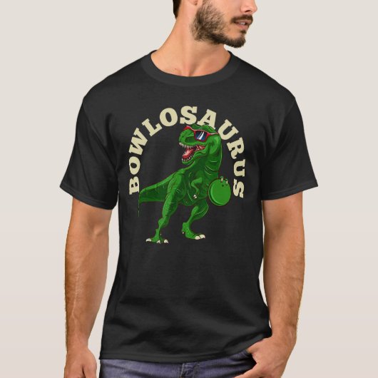 Bowling Bowlosaurus T-Shirt (Vorderseite)