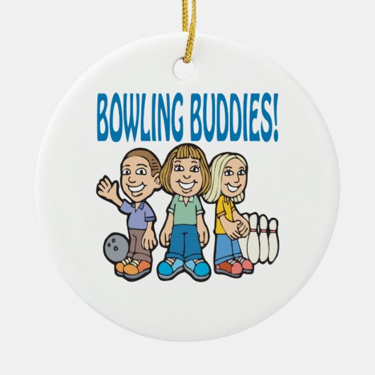 Bowling Buddies Keramikornament (Vorne)