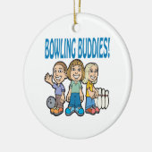 Bowling Buddies Keramikornament (Links)