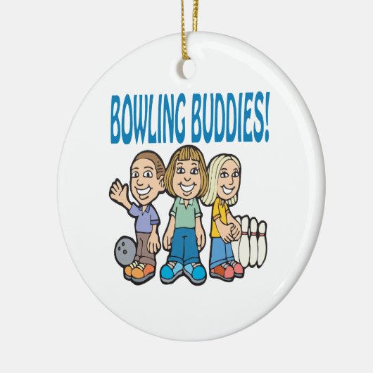 Bowling Buddies Keramikornament (Links)