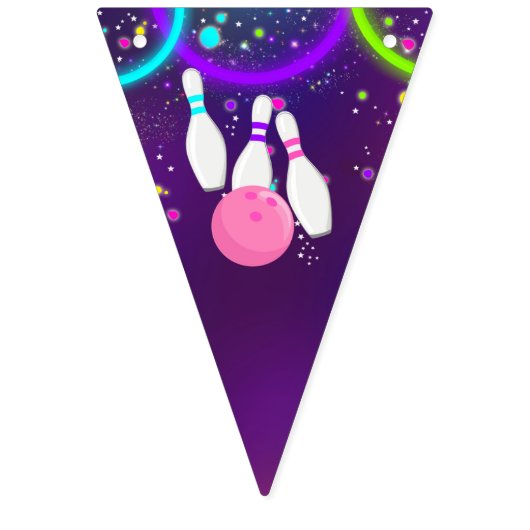 Bowling BUNTING FLAGS Bowling Party Banner (Erste Fahne)