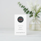 Bowling Business | Bowling Buttons Gutter Foul Lin Visitenkarte (Stehend Vorderseite)