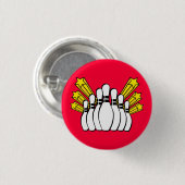 Bowling Button (Vorne & Hinten)