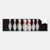 Bowling Button Autoaufkleber (Vorne)