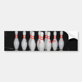 Bowling Button Autoaufkleber