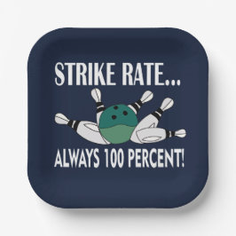 Bowling Button Ball Strike Team Party Pappteller