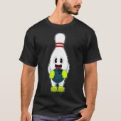 Bowling Button Bowling Bowling T-Shirt (Vorderseite)