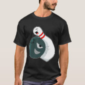Bowling Button Bowling Bowling T-Shirt (Vorderseite)