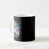 Bowling Button Dabbing Sungles Bowler Player Kinde Kaffeetasse (Vorderseite Links)