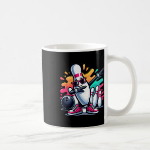 Bowling Button Dabbing Sungles Bowler Player Kinde Kaffeetasse