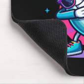 Bowling Button Dabbing Sungles Bowler Player Kinde Mousepad (Ecke)