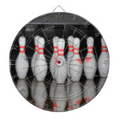 Bowling Button Dartboard Dartscheibe (vorne)