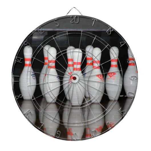 Bowling Button Dartboard Dartscheibe (vorne)