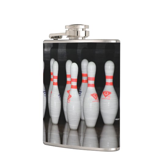 Bowling Button Flask Flachmann (Links)