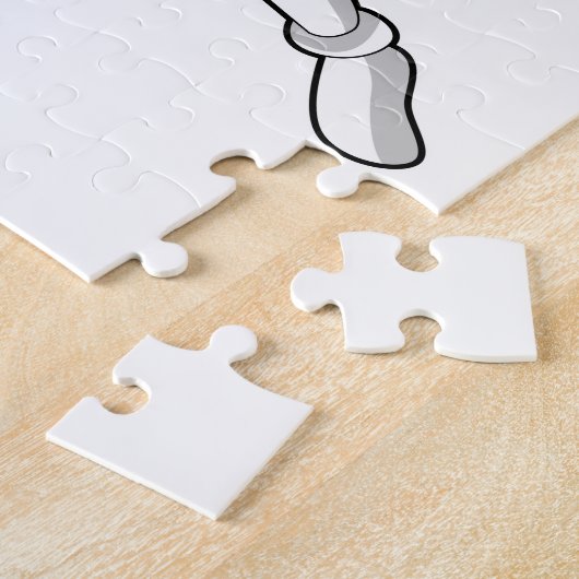 Bowling Button im Bowling mit Bowlingball Puzzle (Seite)