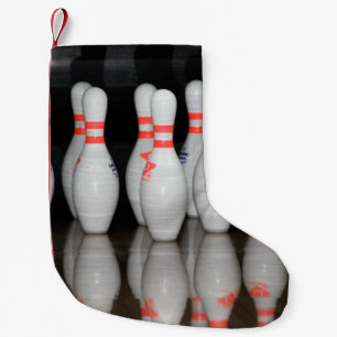 Bowling Button Kleiner Weihnachtsstrumpf