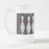 Bowling Button Mattierte Tasse (Links)