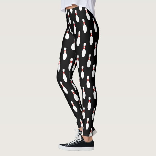 Bowling-Button-Muster Leggings (Links)