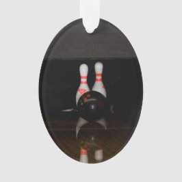 Bowling Button Ornament
