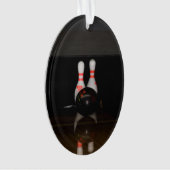 Bowling Button Ornament (Vorderseite)