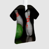 Bowling Button Ornament (Vorderseite)