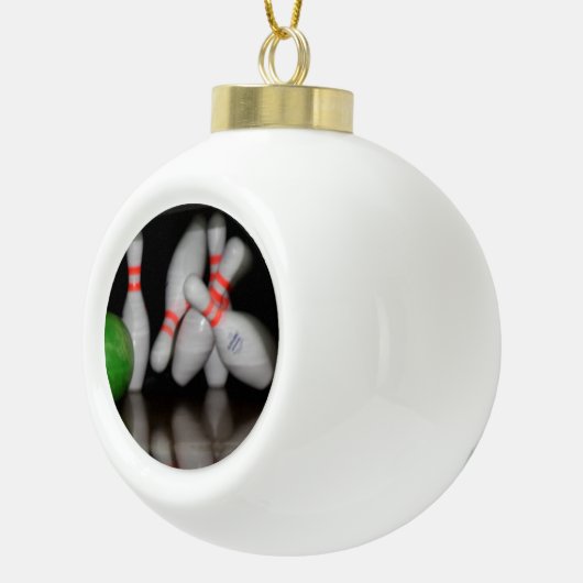 Bowling Button Ornament (Rechts)