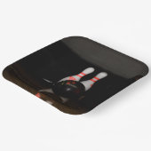 Bowling Button Pappteller (Gewinkelt)