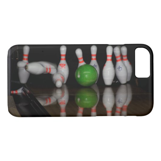 Bowling Button Phone Case (Rückseite (Horizontal))