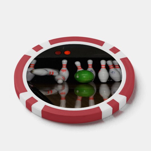 Bowling Button Pokerchips (Einzeln)