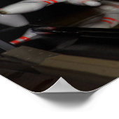 Bowling Button Poster (Ecke)