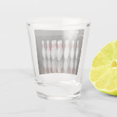 Bowling Button Shot Glass Schnapsglas (Rückseite)