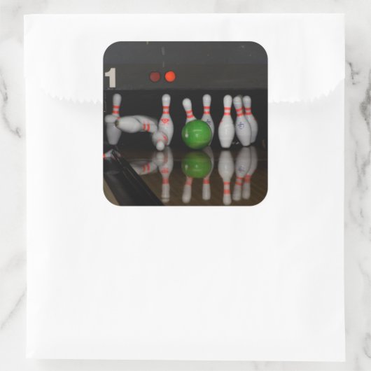 Bowling Button Stickers (Tasche)