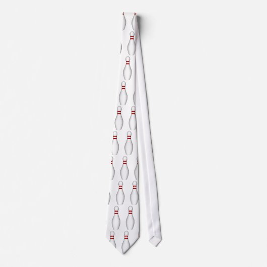 Bowling-Buttone: 3D-Modell: Benutzerdefinierter Ne Krawatte (Vorderseite)