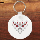Bowling-Buttone: 3D-Modell: Schlüsselanhänger (Vorderseite)