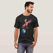 Bowling Buttone Bowling Ball Bowler Bowling Flamin T-Shirt (Vorne ganz)