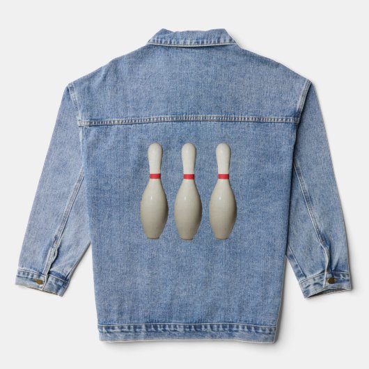 Bowling Buttone Denim Jacket Jeansjacke (Rückseite)