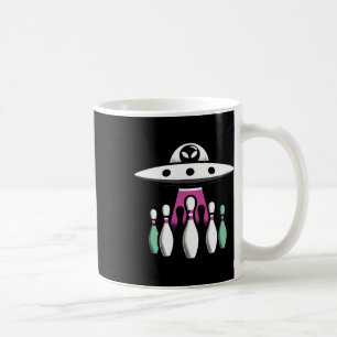 Bowling Buttone Entführung Alien Ufo - Funny Alien Kaffeetasse