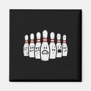 Bowling Buttone gegenüber Funny Bowler Männer Frau Magnet